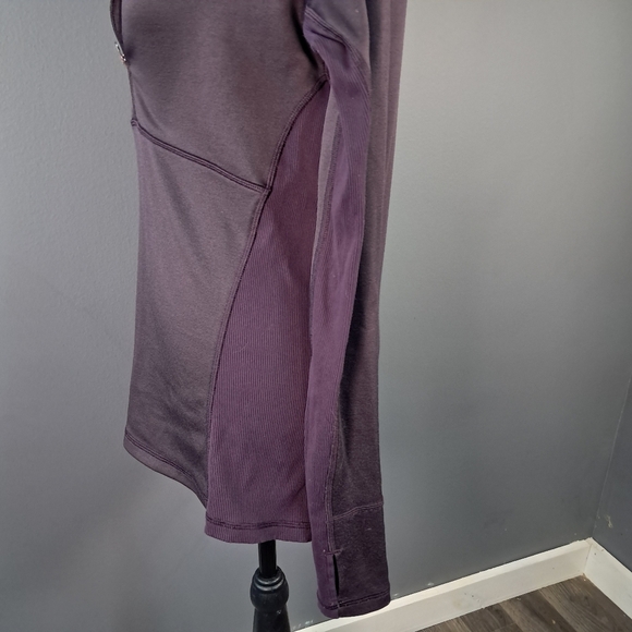 Calia by Carrie Underwood Pullover Purple 1/2 Zip Ruched Mock Neck Size Medium - Picture 3 of 8